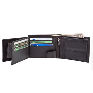 Full Grain Bifold Snap Closure SD 046