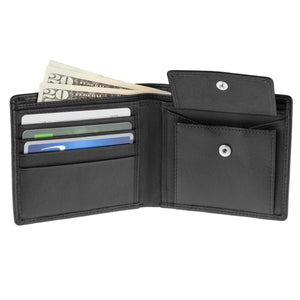 Full Grain Leather Bifold Wallet SD 038