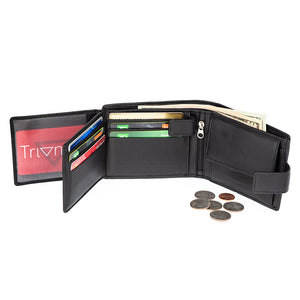 Full Grain Bifold Snap Closure SD 046