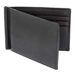 Leather Money Clip Wallet Natural SD 006