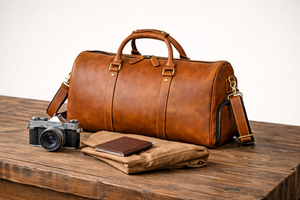 Roamer Leather Duffel Bag 20*10.5*9.5 Inches