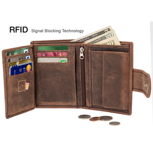 Men's RFID Secure Bifold Travel Holder SD 014