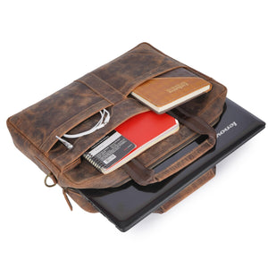 Buffalo Leather Pilot Bag AZ 052 16.25''*11.75''*3'' Inches (L*H*B)
