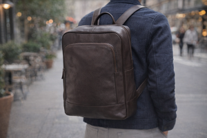 Voyager Leather Backpack Vintage 16.5 inch Laptop 16.9''*5.90''*12.20'' Inches (L*W*H)