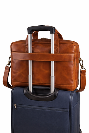 Buffalo Leather Pilot Bag AZ 058 16.25''*11.75''*3'' Inches (L*H*B)