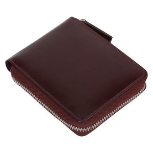Full Grain Zipper Bifold Wallet SD 036
