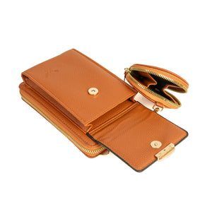 Vegan Crossbody Bag with Adjustable Guitar Strap SD 074 (7.0*3.5*1.3'' Inches)