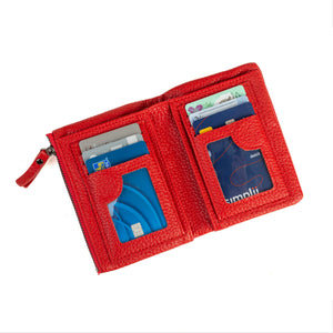 Womens RFID Small Compact Bifold Luxury Mini Purse Wallet
