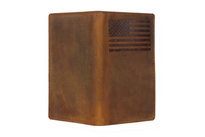 Men's checkbook Rodeo Long Wallet (FLAG) SD 033, Size : 3.6” W * 7.1” H Inches