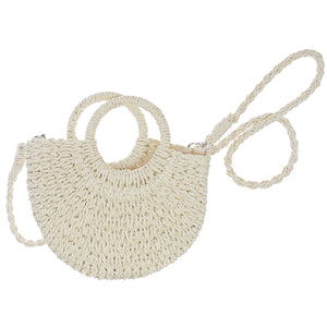 Artizanni Rattan Straw Handbag Hobo Bags