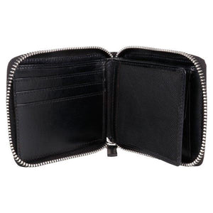 Full Grain Zipper Bifold Wallet SD 036