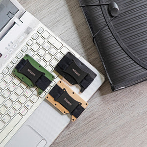 Men Cash Strap Aluminum Wallet SD 077