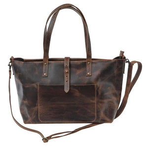 Mordernist Leather Classic Tote Purse SD 066 (Retro) 18''*12''*7.5'' Inch