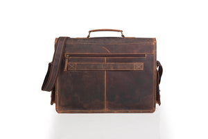 Buffalo Leather Messenger bag with Dual Compartment AZ 053