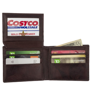 BIFOLD WALLET WITH ID WINDOW