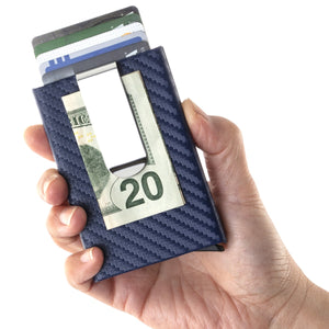 Slim Wallets Aluminum Carbon Fiber Wallet SD 023
