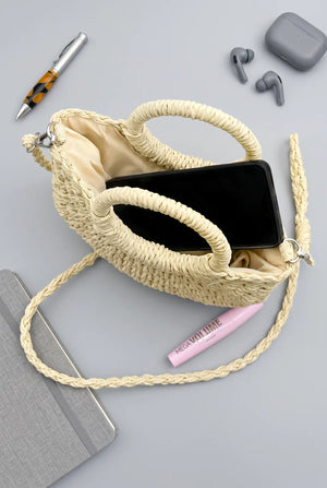 Rattan Straw Handbag