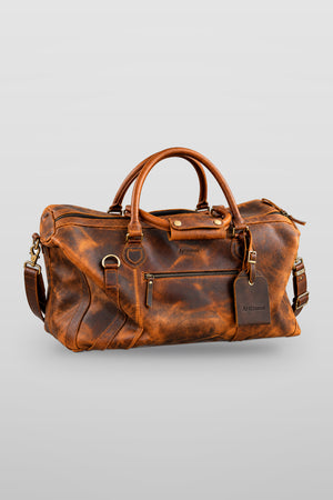 Trailblazer Leather Handcrafted Duffle Bag
