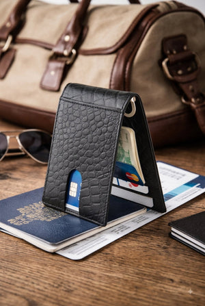 Money Clip Leather Holder Wallet SD 002 – view 3