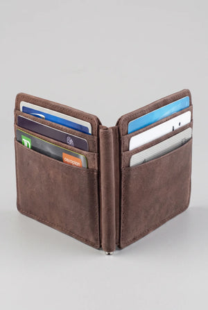 Money Clip Leather Holder Wallet SD 002