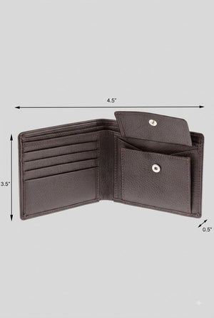 Nappa RFID Secure Bifold with Coin Pocket – view 3