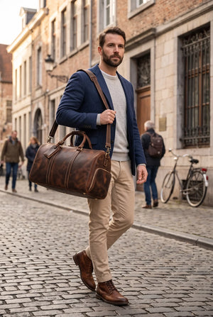 Saddle Weekender Bag (Vintage)