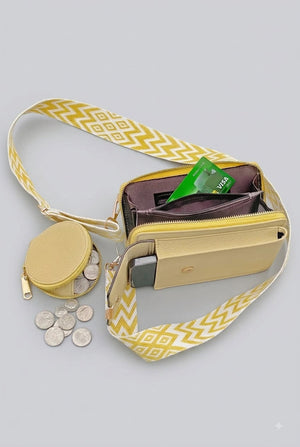 Vegan Crossbody Bag with Adjustable Guitar Strap SD 074 – view 4