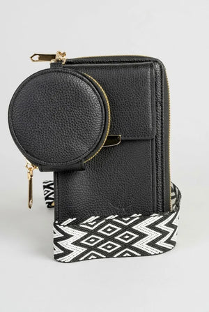 Vegan Crossbody Bag Guitar Strap SD 074