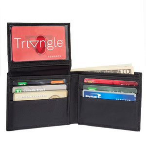 BIFOLD WALLET WITH ID WINDOW