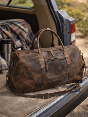 Saddle Weekender Bag (Vintage) 20''*10.5''*10.5'' inches (L*W*H)