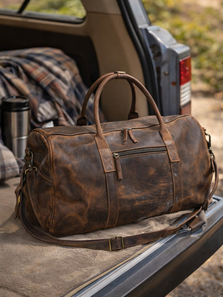 Saddle Weekender Bag (Vintage) 20''*10.5''*10.5'' inches (L*W*H)