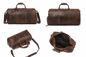 Nomad Leather Weekender Travel Bag MK 081, 50*24*26 Cm