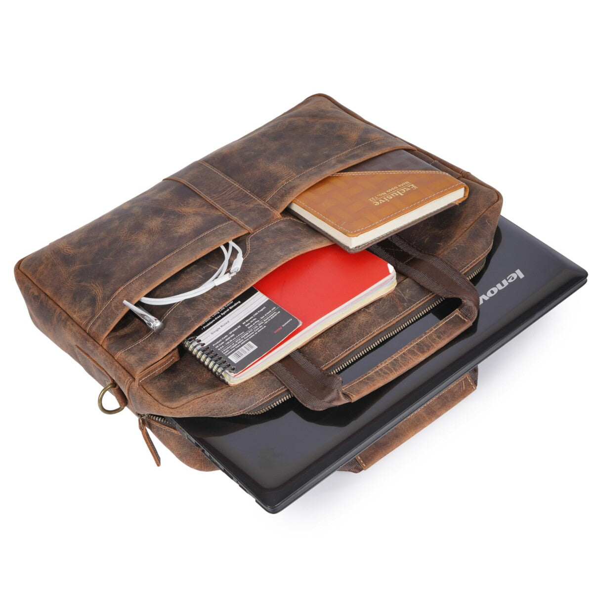 Buffalo Leather Pilot Bag AZ 052  16.25''*11.75''*3'' Inches (L*H*B)