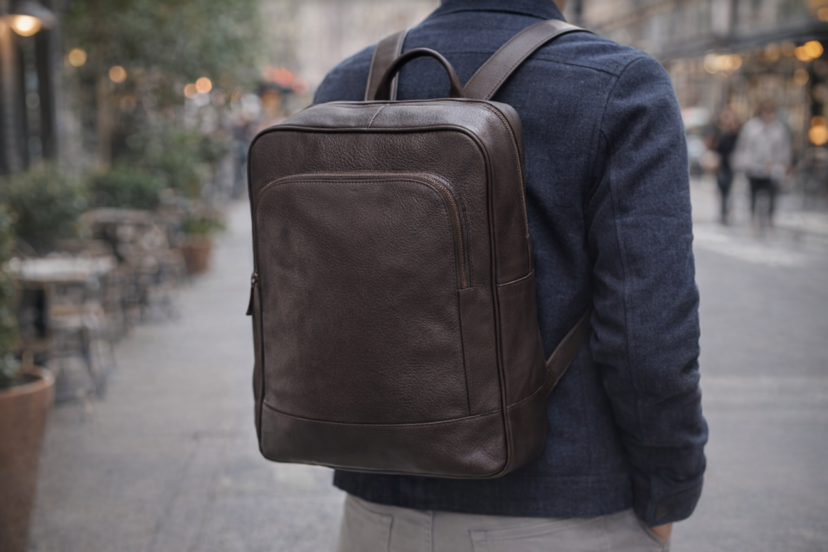 Voyager Leather Backpack  Vintage 16.5 inch Laptop 16.9''*5.90''*12.20'' Inches (L*W*H)