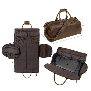 Heritage Garment Duffel Bag MK 083 (Vintage) 21.5*11.5*9.5Inches