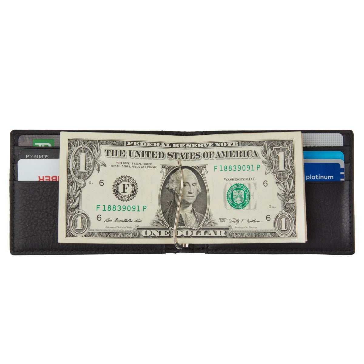 Money Clip Leather Holder Wallet SD 002