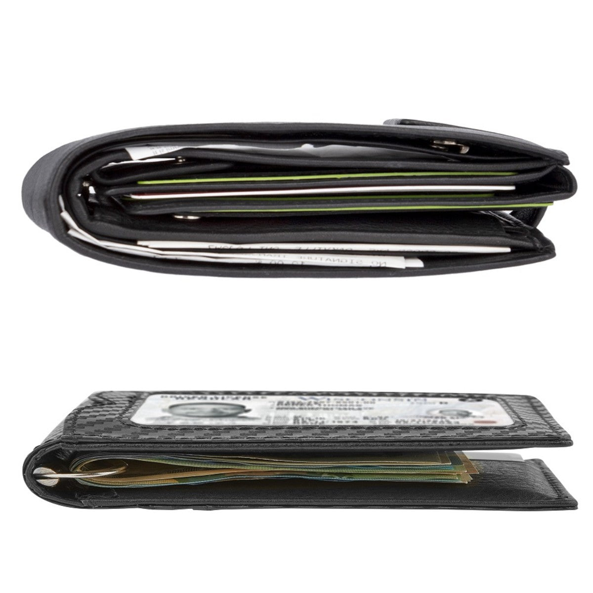 Money Clip Leather Holder Wallet SD 002
