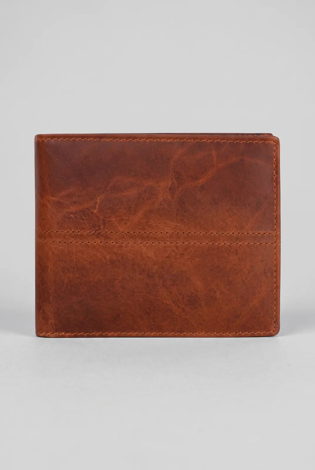 Full Grain Vintage BiFold Travel Wallet SD 03 (Brown)