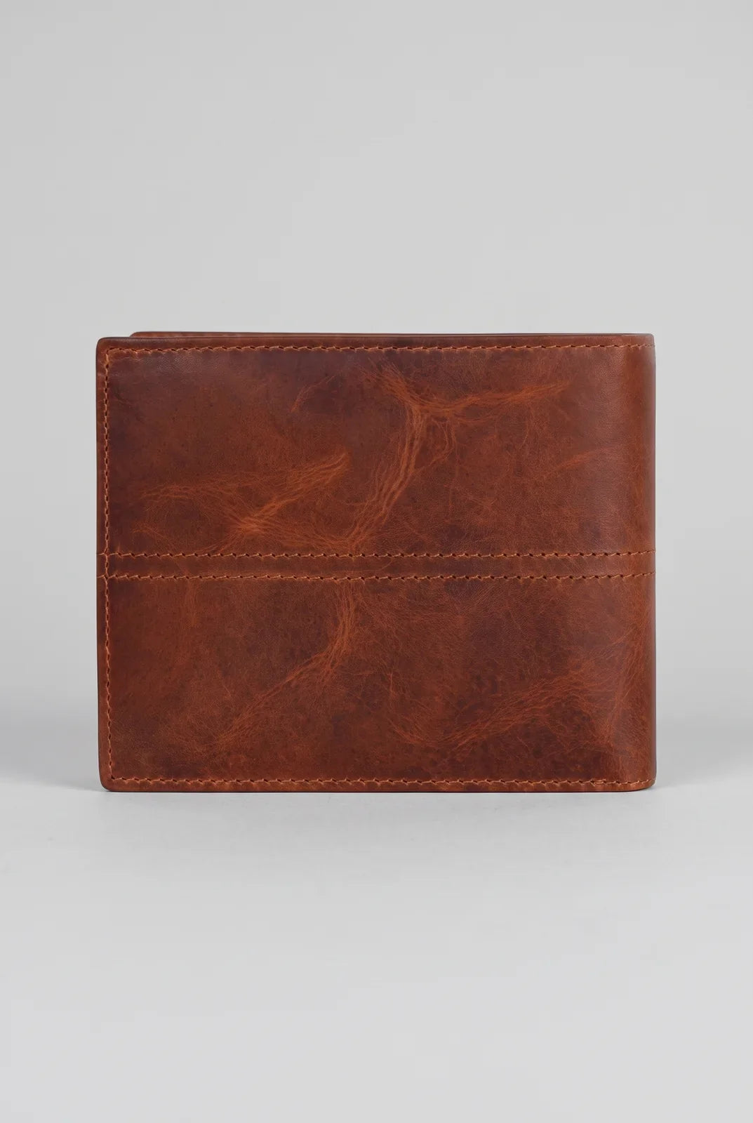 Full Grain Vintage BiFold Travel Wallet SD 03 (Brown)