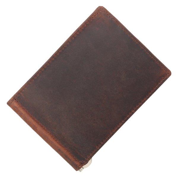 Leather Money Clip Wallet Natural SD 006