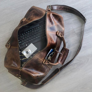 Nomad Leather Weekender Travel Bag MK 081, 50*24*26 Cm