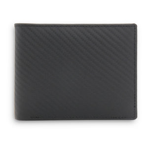 Men's Secure Bifold Nappa Leather Bifold SD 013 (Carbon Fiber)