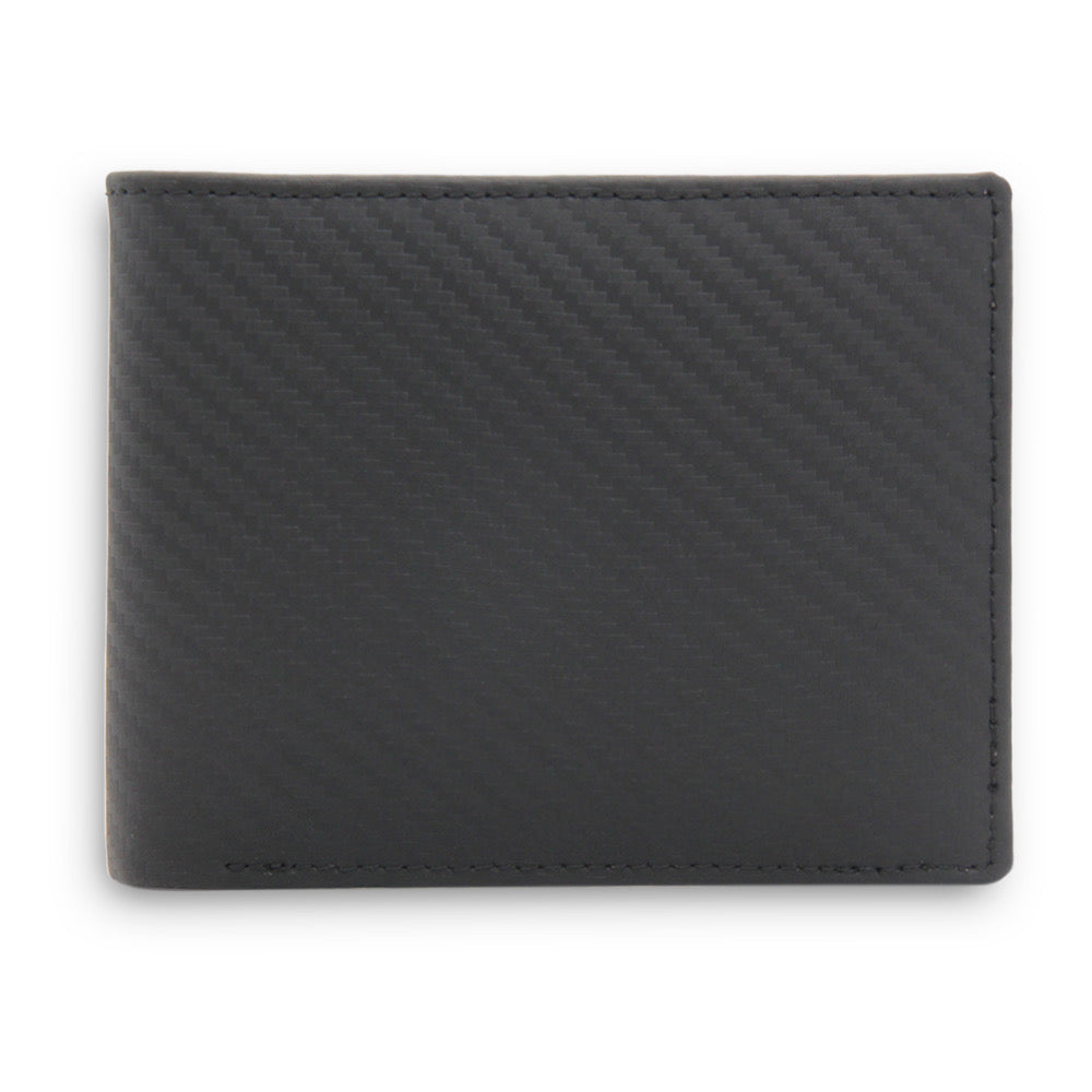 Mens Full Grain Carbon Fiber Bifold SD 060 (4.25 inches x 3.5 inches )