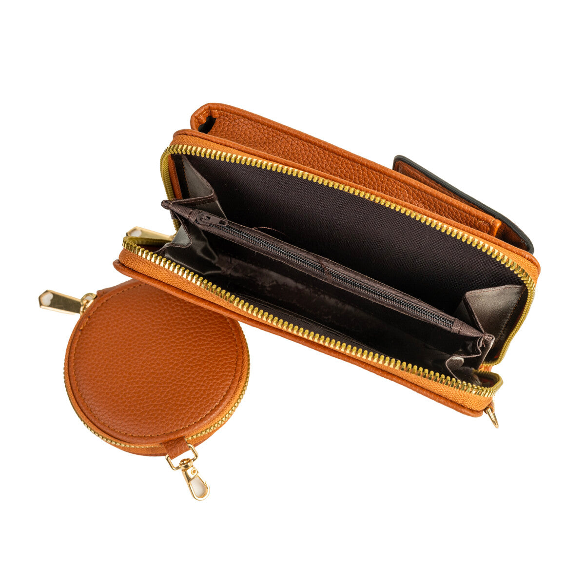 Vegan Crossbody Bag with Adjustable Guitar Strap SD 074 (7.0*3.5*1.3'' Inches)