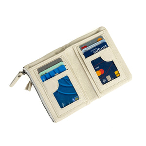 Womens RFID Small Compact Bifold Luxury Mini Purse Wallet
