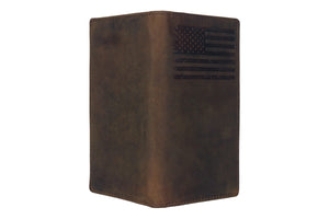 Men's checkbook Rodeo Long Wallet (FLAG) SD 033, Size :  3.6” W * 7.1” H Inches