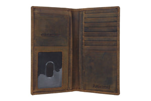 Men's checkbook Rodeo Long Wallet (FLAG) SD 033, Size :  3.6” W * 7.1” H Inches