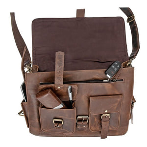 Buffalo Leather Sitka Messenger Bag AZ 054