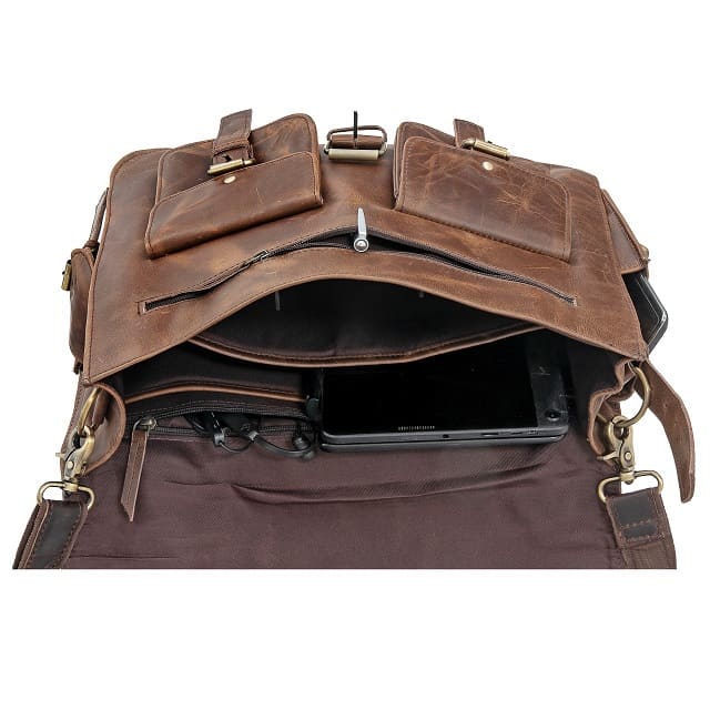 Buffalo Leather Sitka Messenger Bag AZ 054