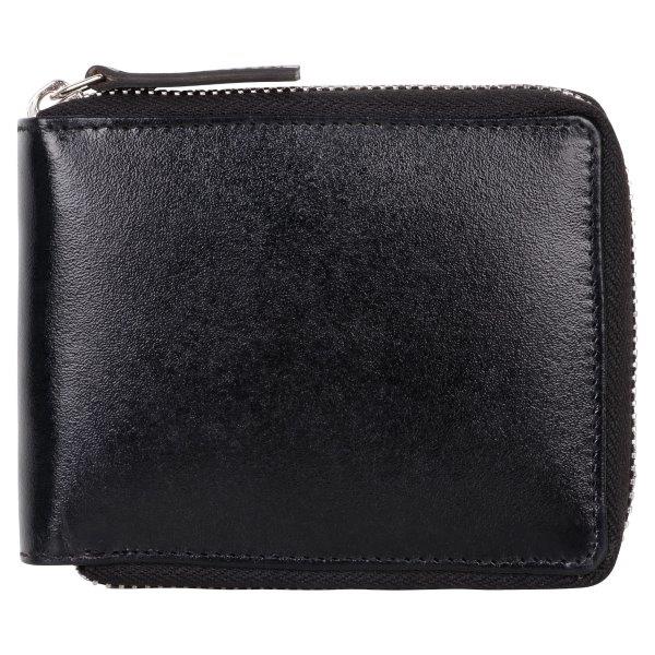 Full Grain Zipper Bifold Wallet SD 036